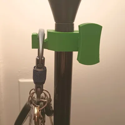 Móc kẹp đèn 1 inch với vít M16