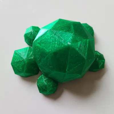 Rùa rùa thấp lặn vào các bản in!