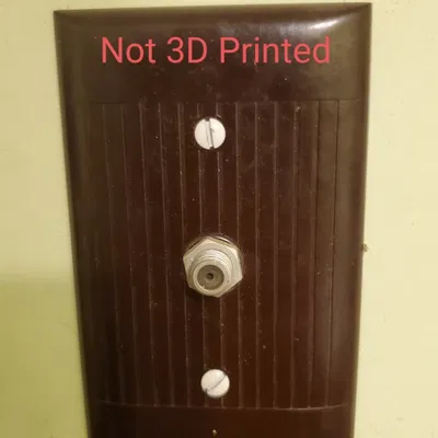 Bộ chuyển đổi tấm tường cáp đồng trục cho nắp