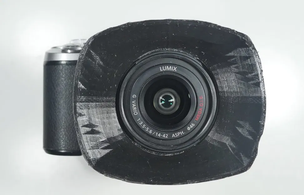 Hood ống kính có thể mở rộng cho Panasonic Lumix với ống kính 14-42mm F3,5-F5.6 - Image 2