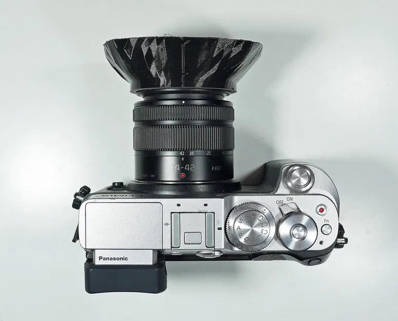 Hood ống kính có thể mở rộng cho Panasonic Lumix với ống kính 14-42mm F3,5-F5.6 - Image 10