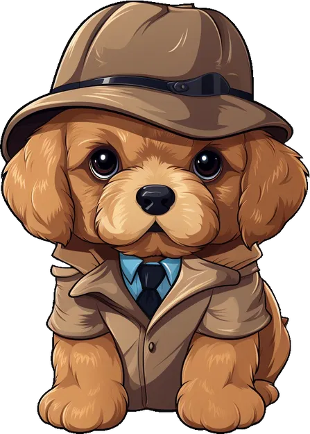 Thám tử Doggo - Nghệ thuật Hueforge - Image 2