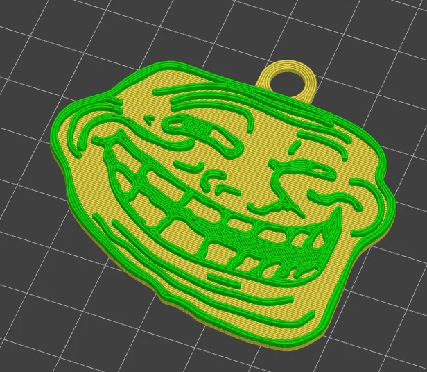 Face Keychain - Meme - Image 1