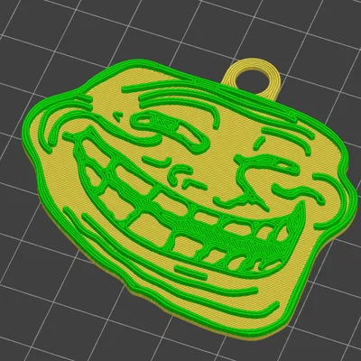 Face Keychain - Meme
