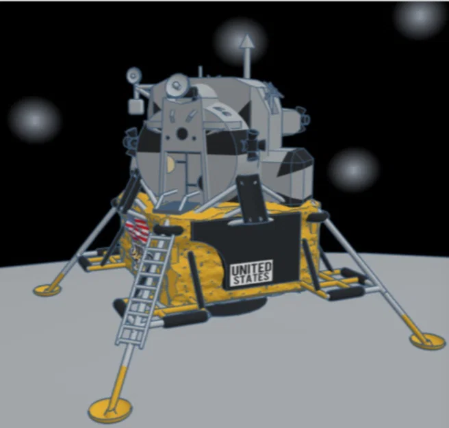 Mô hình mặt trăng Apollo 11 - Image 2