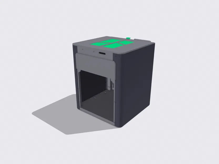 Bambu Lab P1P Mod bao phủ có thể in đầy đủ (P1X) - Image 3