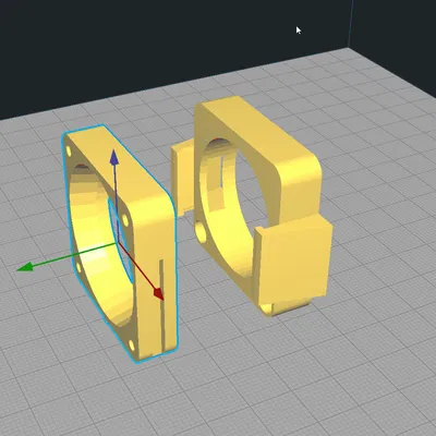 ANET A8, ANET AM8 Outruder Fan Access Không cần nam châm. Cũng là vịt để giữ cho máy đùn mát mẻ