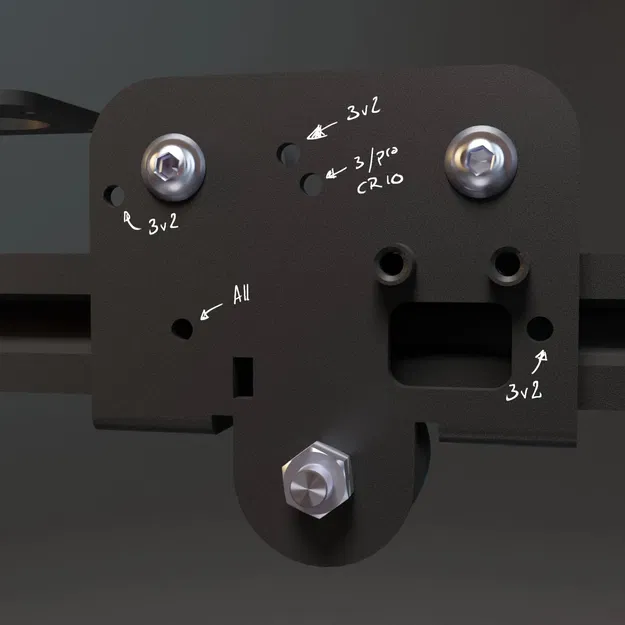 Ender 3/Pro/3V2/CR10 (V1) Tấm gốc/Tấm gắn tùy thuộc - Image 1