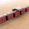 Mô hình CAD của whambam Universal x Tấm Gantry Tấm Rail Rail - Thumbnail 3