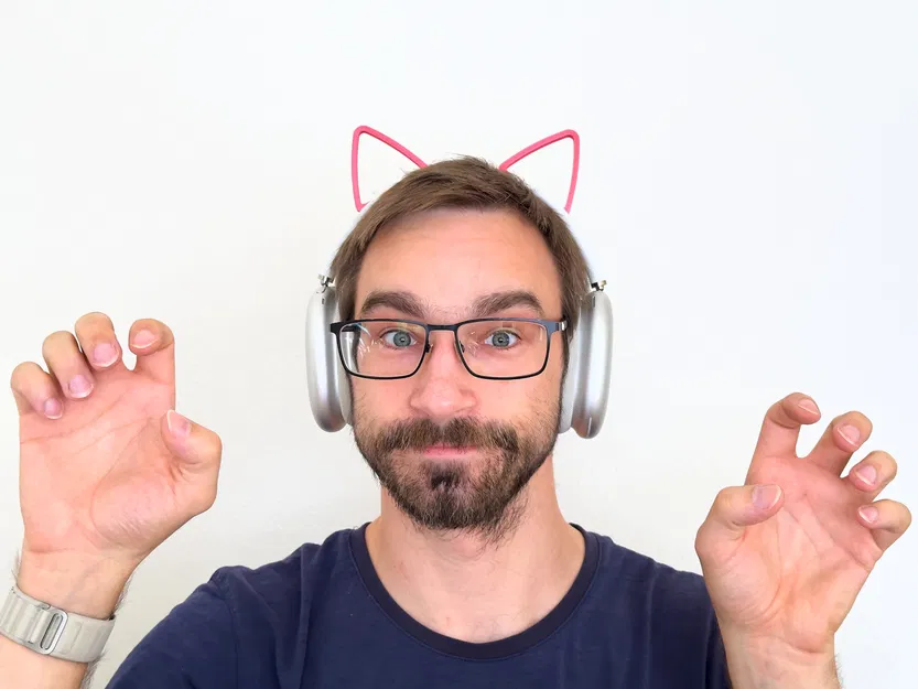 AirPods Tệp đính kèm Max - Tai mèo (phác thảo) - Image 1