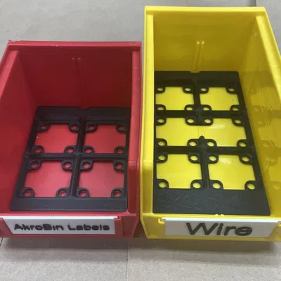 Gridfinity Basplates cho Akro-mils akrobins