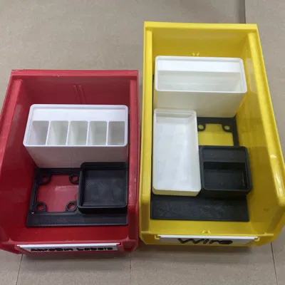 Gridfinity Basplates cho Akro-mils akrobins