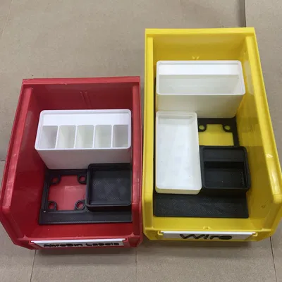 Gridfinity Basplates cho Akro-mils akrobins