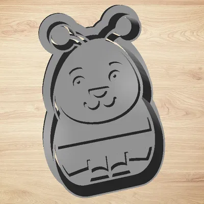 Cookie Cutter Bee dễ thương - Máy cắt và tem