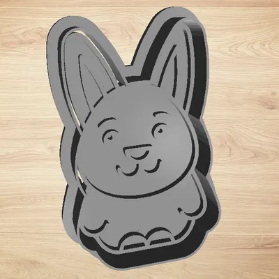 Cookie Cutter Bunny - Máy cắt và tem