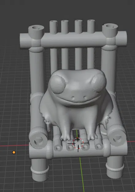 Fred the Frog nhưng ghế tre - Image 1