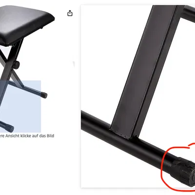 Bàn chân cao su piano (in trong TPU)