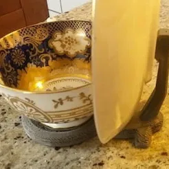 Đế hiển thị cốc và đĩa