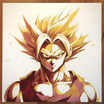 Chân dung siêu Saiyajin đầy màu sắc