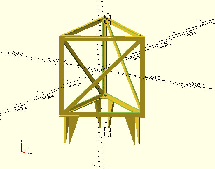 Giàn hình tam giác được tham số hóa để leo cây (hoặc sử dụng thú vị khác) - Image 2