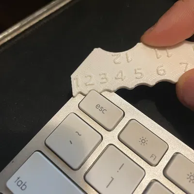 Fillet Radius Finder (bên trong/bên ngoài) - Thuốc tham chiếu thiết kế 1 đến 12 mm