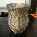 Double Shin Kiddush Cup - Thumbnail 1