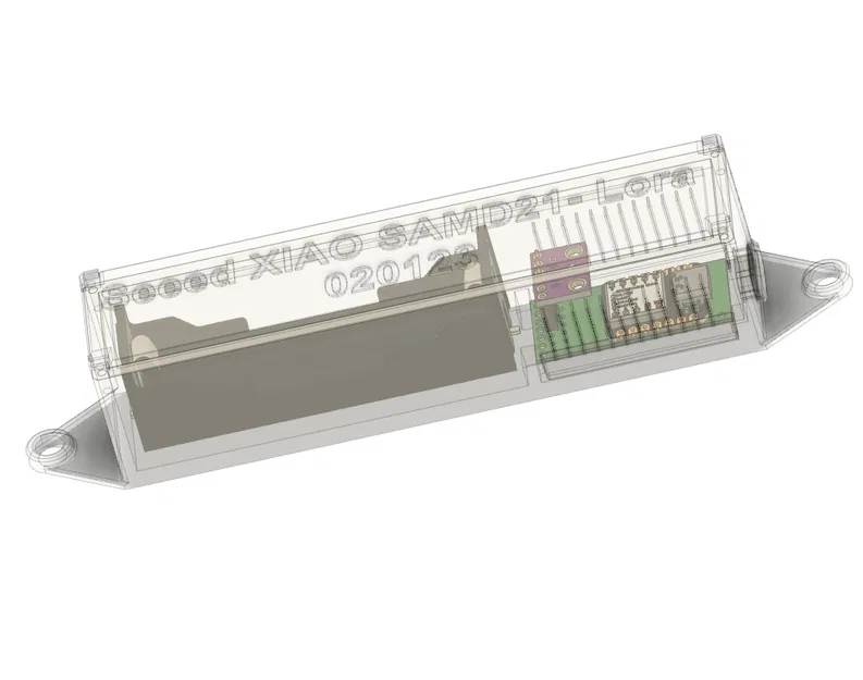 StuartProjects Lora/Seeed Xiao SAMD21 + FRAM PCB (V2) + 18650 - Image 1