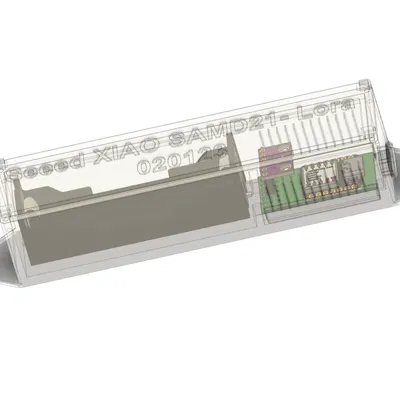 StuartProjects Lora/Seeed Xiao SAMD21 + FRAM PCB (V2) + 18650