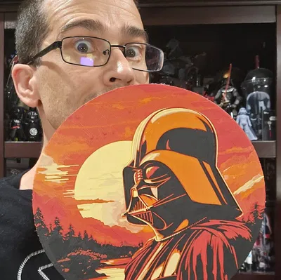 Chiến tranh giữa các vì sao (lấy cảm hứng) "Sith Sunset to Sunrise" Hueforge Darth Vader
