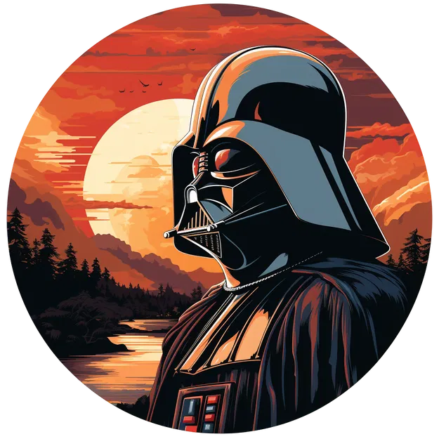 Chiến tranh giữa các vì sao (lấy cảm hứng) "Sith Sunset to Sunrise" Hueforge Darth Vader - Image 3
