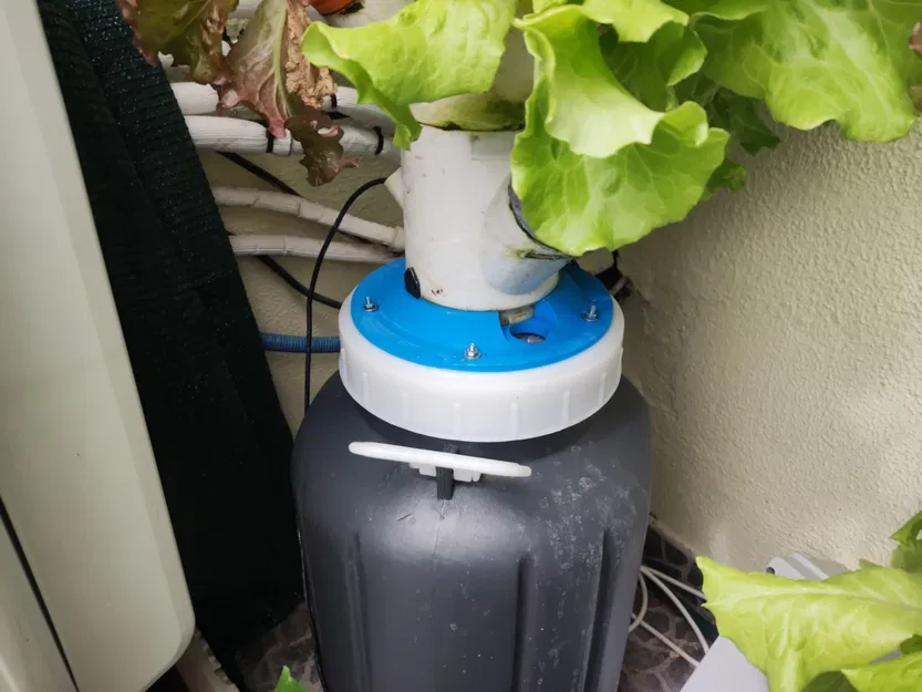 Cơ sở tháp thủy canh với lỗ - Image 1