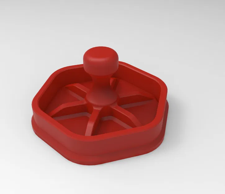 Hex burger patty Press - Image 1