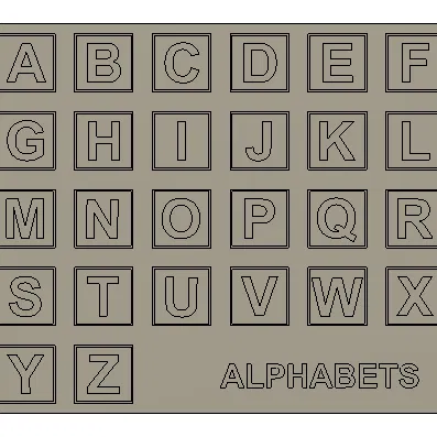 Bảng học bảng chữ cái trẻ em