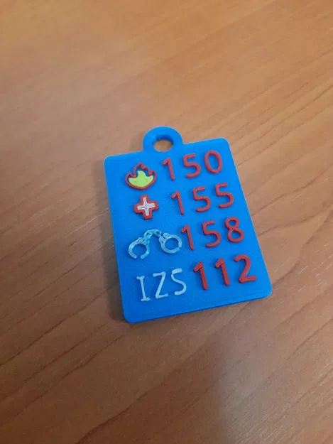 Mặt dây chuyền với số IRS - Image 1