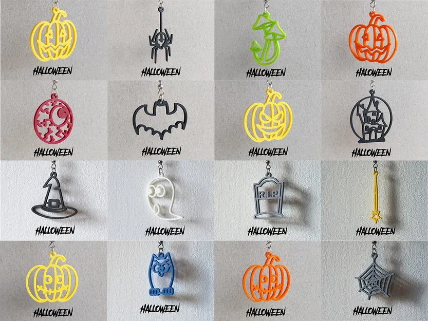 Bộ sưu tập hoa tai Halloween - Image 1