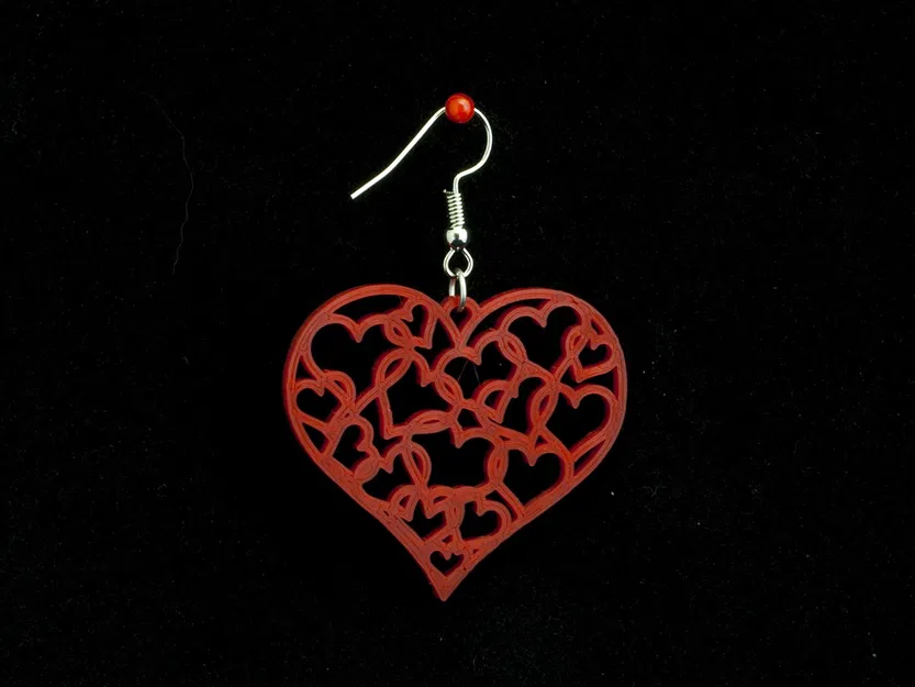 Bộ sưu tập hoa tai trái tim - Image 3