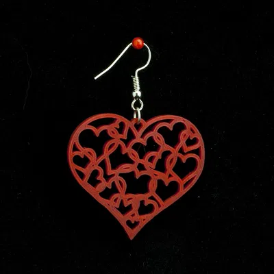 Bộ sưu tập hoa tai trái tim