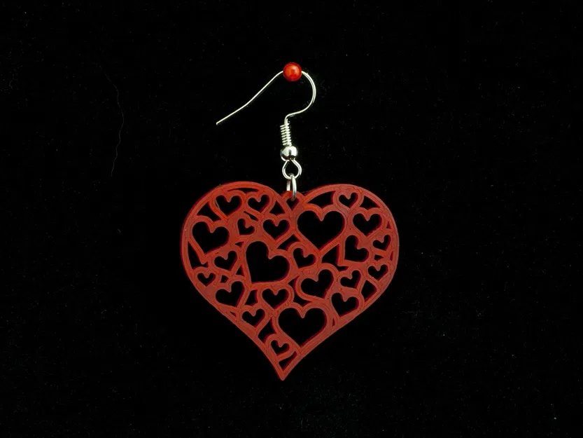 Bộ sưu tập hoa tai trái tim - Image 4