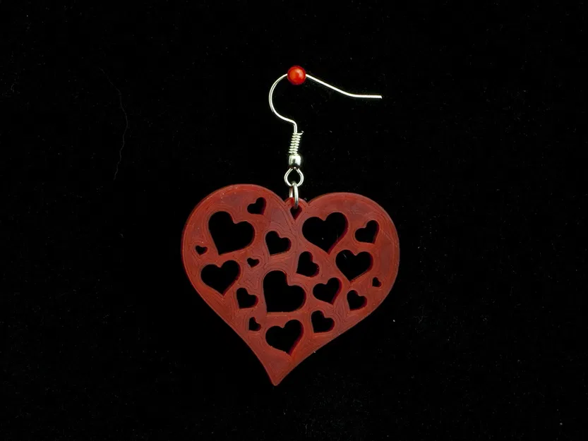 Bộ sưu tập hoa tai trái tim - Image 5