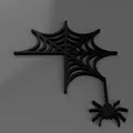 Halloween Spider Door Góc trang trí - Thumbnail 1