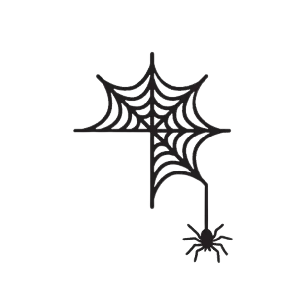 Halloween Spider Door Góc trang trí - Image 2