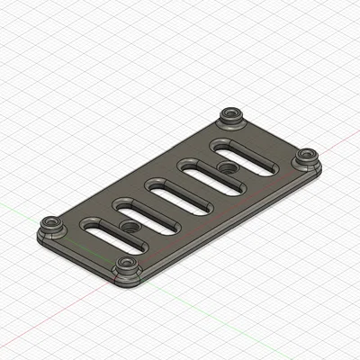 Zero4u Pi USB Hub Din Mount cho Voron