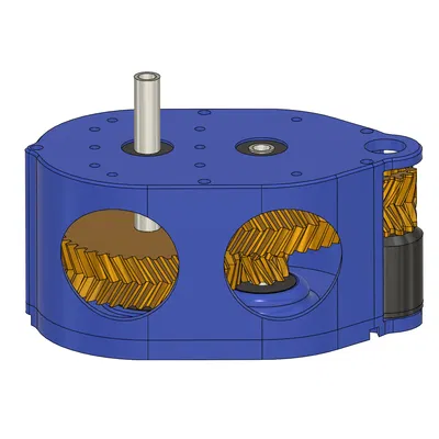 Hộp số xương cá không chổi than 14: 1