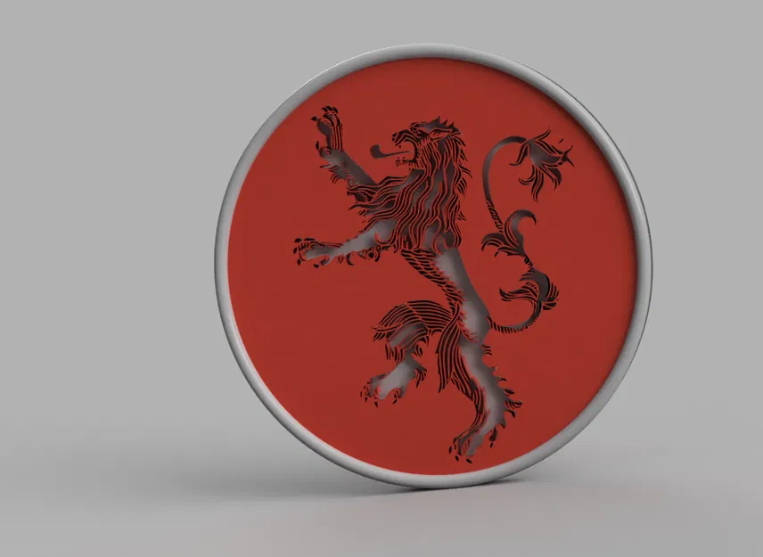 Game of Thrones Coaster - Lannister - Image 1