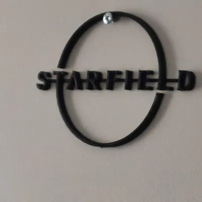 Starfield Logo Wall Art