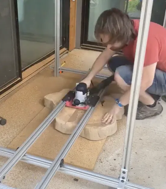 Bộ định tuyến 8020 Sled cho bộ định tuyến Festool của 1010 - Image 3