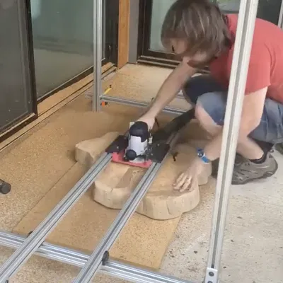 Bộ định tuyến 8020 Sled cho bộ định tuyến Festool của 1010