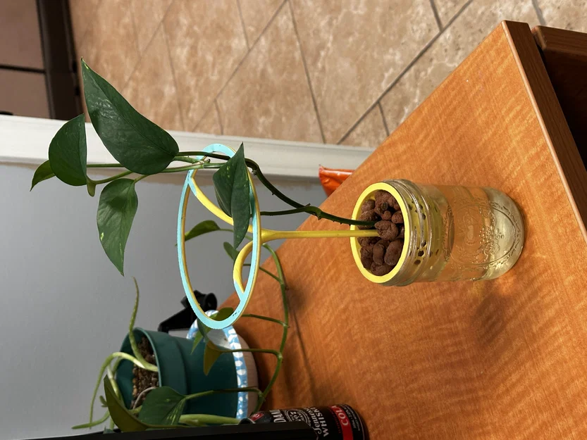 Mason Jar Net Pot có giá đỡ - Image 2