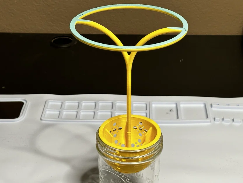 Mason Jar Net Pot có giá đỡ - Image 4