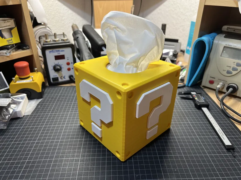 Câu hỏi đánh dấu hộp khăn mô khối xxl - Image 1